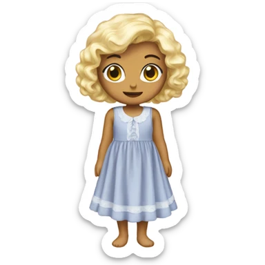 Babydoll dress sticker