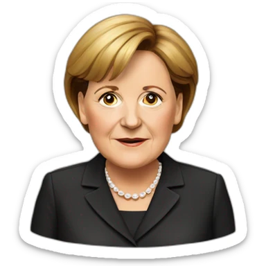 angela merkel sticker