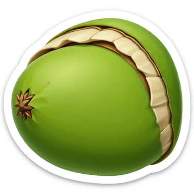 Create a pistachio emoji sticker