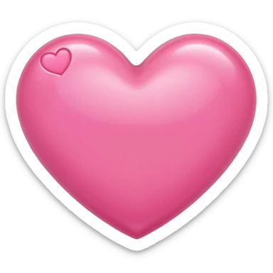 Corazon rosado sticker