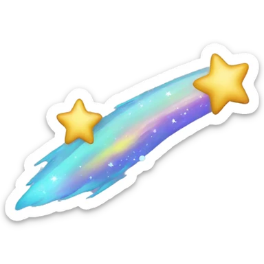 shooting star  sticker