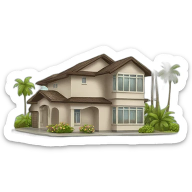 bungalows sticker