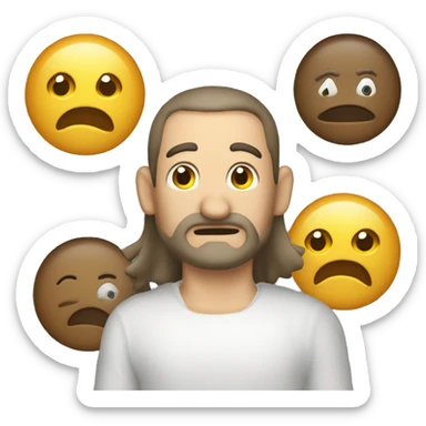 tiburon echando humos por la cabeza sticker