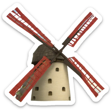 Molino de viento sticker