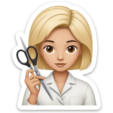 hairstylist sticker