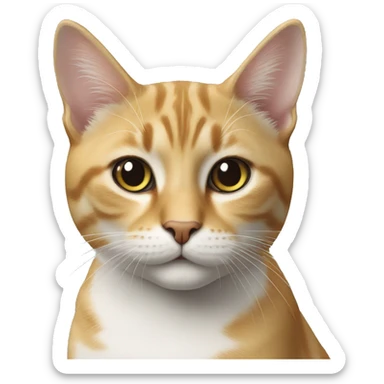 Cat-branca-sao João  sticker