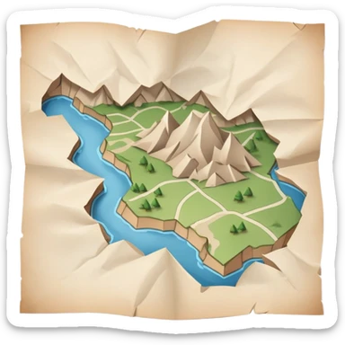 a slightly crumpled paper map with an attack strategy drawn on it, high detail, no text sticker