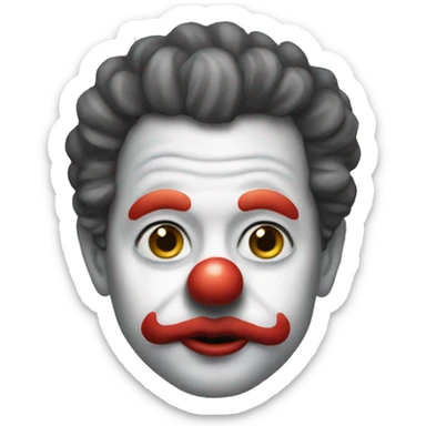 Clown wold sticker