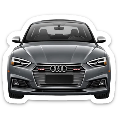 2019 dark grey Audi a5 coupe  sticker