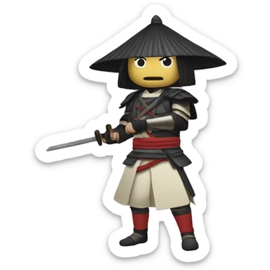 Hara-kiri of a samouraï sticker