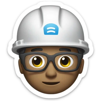 un ingeniero de contucion sticker