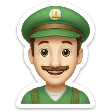 luigi sticker