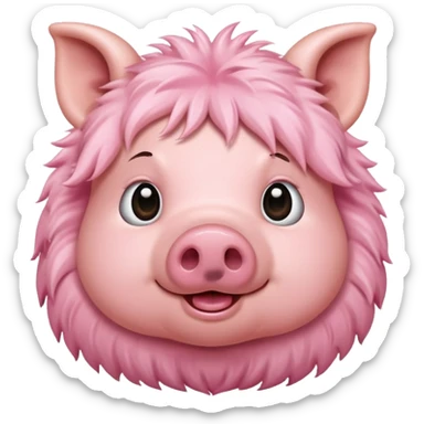 Pig cute sticker