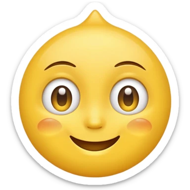 relieved emoji sticker