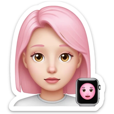 Light Pink facetime sticker