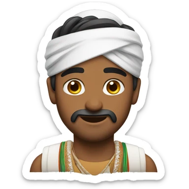 Indian guy 7-11 sticker