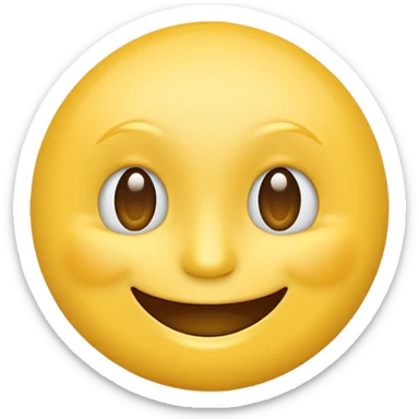 Fake emoji sticker