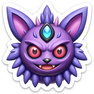 Venonat-Sableye-Noibat-fusion sticker
