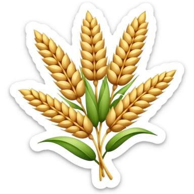 wheat kernel sticker