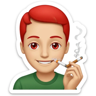 Weed Smoker , high as a kite sticker