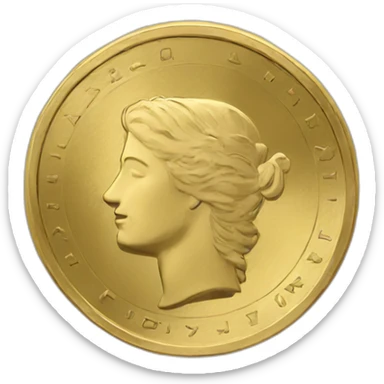 a-gold-coin sticker