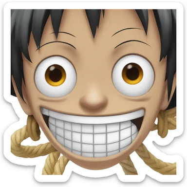 Monkey D Luffy from One Piece  sticker