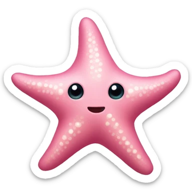 Pink Starfish sticker