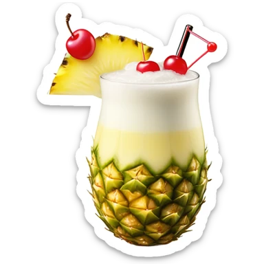 A Pina colada  sticker