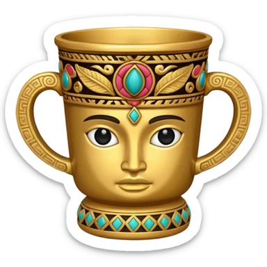 inca drinking cup sticker