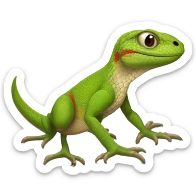 Diploglossus pleii, the Puerto Rican galliwasp, is a species of lizard of the Diploglossidae family endemic to Puerto Rico sticker