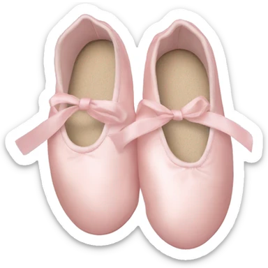 Pale pink ballet shoes sticker