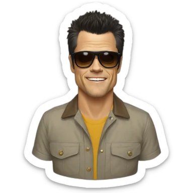 johnny knoxville sticker