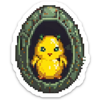 MRI parasitic embryo, digital, fetal small shape, eerie, horror, pupa, crystalis, in-utero, sea-life, siphonophore, polyp, Cnidaria, within egg, metamorphosis sticker