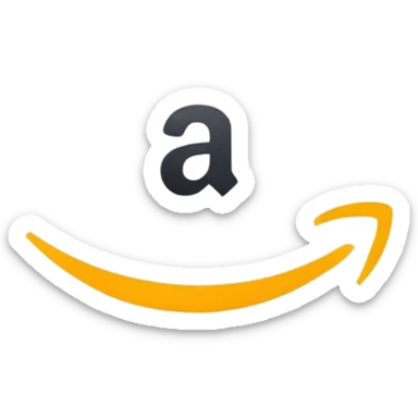 Logo of amazon  sticker