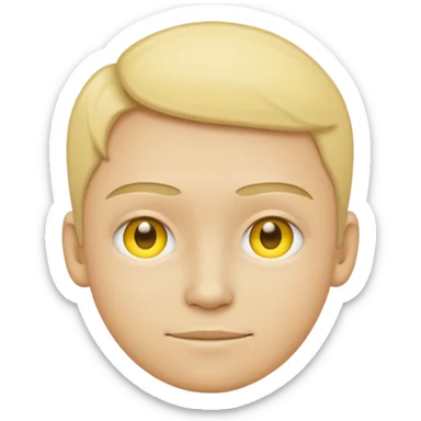 awkward forced Half smile smirk yellow circle face emoji :/ sticker