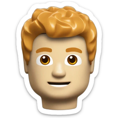 lego brick 2x4 3D sticker