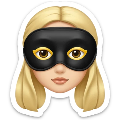  sleep mask emoji sticker