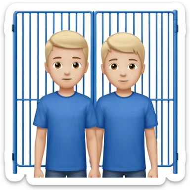 Enfants garçons portail  sticker