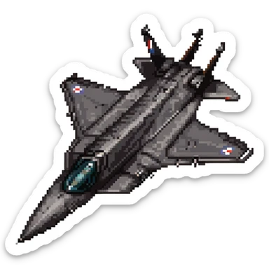 SR-71 Blackbird reconnaissance jet sticker