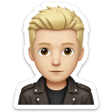 The character "Spike" from buffy the vampire slayer sticker