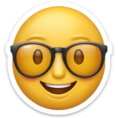 🥺 emoji wearing sunglasses  sticker