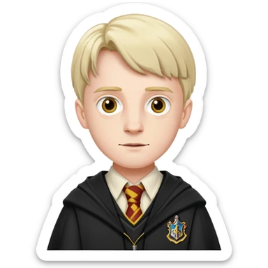 colin creevey in harry potter, wear hogwarts uniform sticker