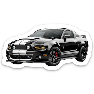 Ford Mustang Shelby GT500 perfect view sticker