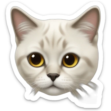 chat sacré de birmanie sticker