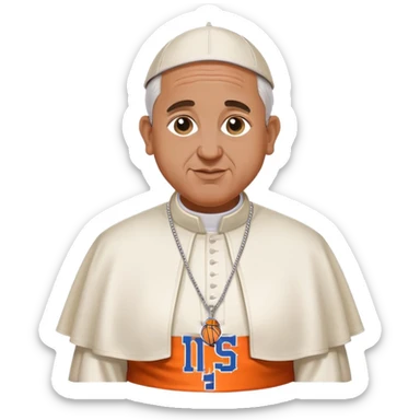 Pope in a Nick’s jersey sticker