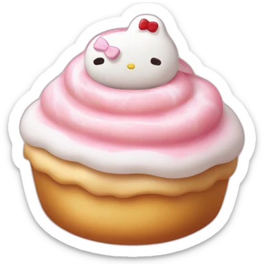 Cinnamonroll in hello kitty  sticker