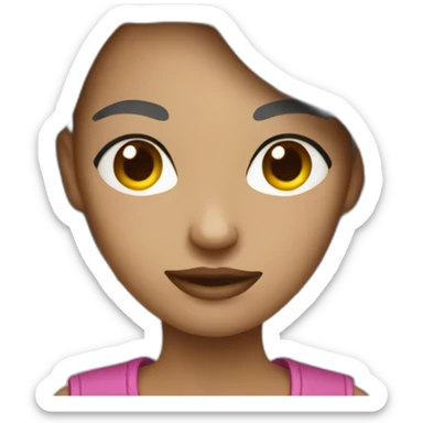 Purses under the eyes sticker