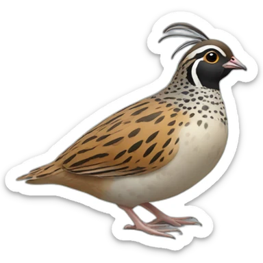 Japanese quail sticker