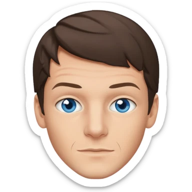 Louis Tomlinson with blue eyes sticker