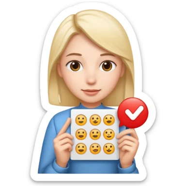 simple emojis a personas 1. "I want my wishlist...!”, -well connected, likes detail, and difference
Convinced over time and well read
 sticker